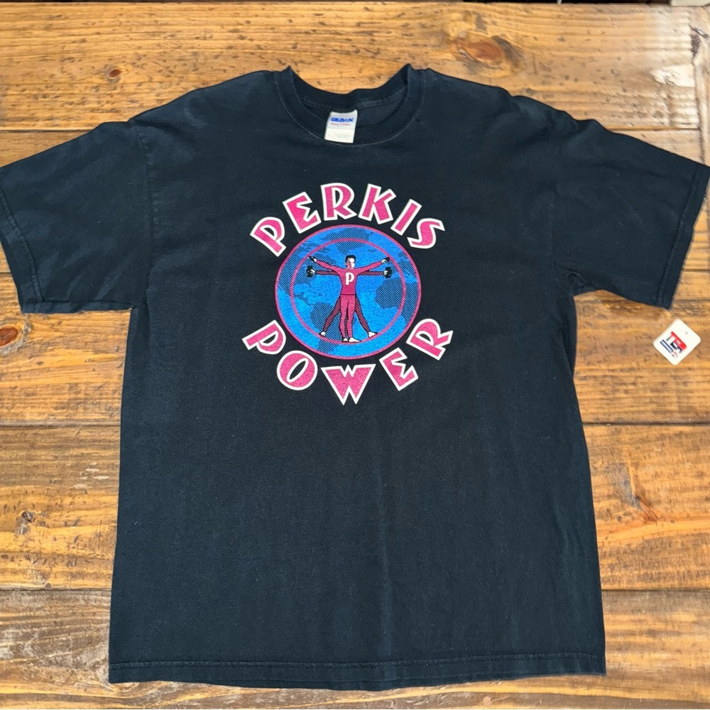 Vintage Y2K Heavyweights Perkis Power Ben Stiller I’m Perkisizing T-Shirt XL
